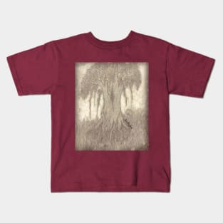 Vintage Tree Of Life Kids T-Shirt